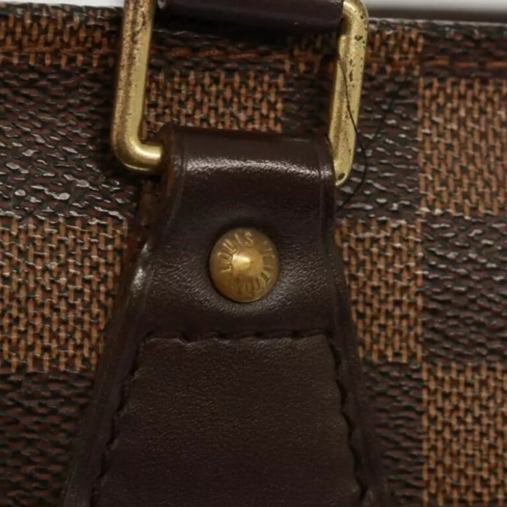 LOUIS VUITTON Damier Ebene Sac Plat Hand Bag LV Auth. 78325 - Picture 8 of 13